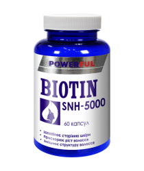Биотин SNH-5000 POWERFUL №60 